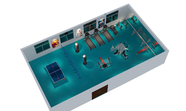 150平方健身房配置方案-广西米兰·(milan)中国健身器材有限公司 150平方健身房配置方案-广西米兰·(milan)中国健身器材有限公司