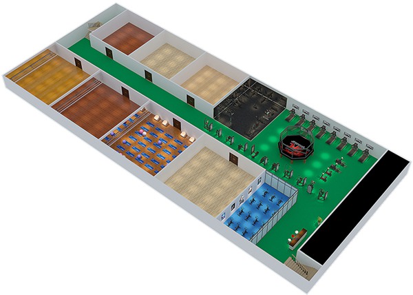 1800平方健身房配置方案-广西米兰·(milan)中国健身器材有限公司 1800平方健身房配置方案-广西米兰·(milan)中国健身器材有限公司