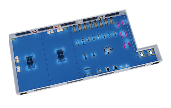 150平方健身房配置方案-广西米兰·(milan)中国健身器材有限公司 150平方健身房配置方案-广西米兰·(milan)中国健身器材有限公司