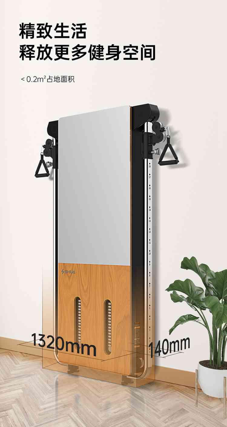 SH-G699 壁挂式拉绳训练器-广西米兰·(milan)中国健身器材有限公司